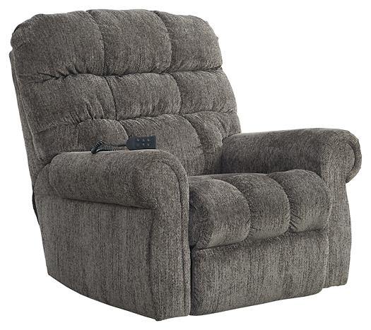 Ernestine Power Lift Recliner 9760112 Slate Contemporary Motion Recliners - Free Standing By AFI - sofafair.com