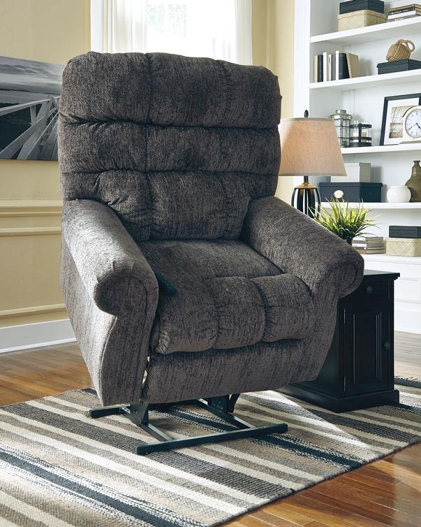 Ernestine Power Lift Recliner 9760112 Slate Contemporary Motion Recliners - Free Standing By AFI - sofafair.com