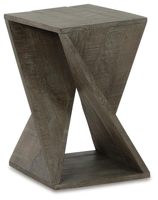 Zalemont Accent Table A4000509 Black/Gray Casual Stationary Upholstery Accents By AFI - sofafair.com