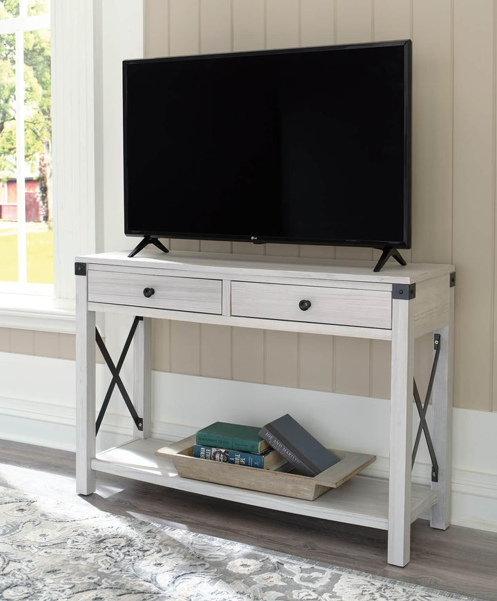 Bayflynn Sofa/Console Table T172-4 White Casual Sofa Table By Ashley - sofafair.com