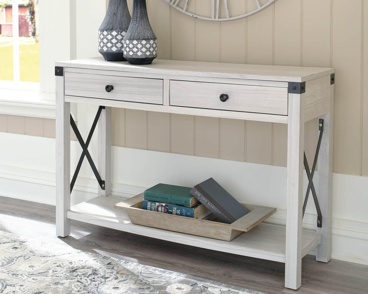 Bayflynn Sofa/Console Table T172-4 White Casual Sofa Table By Ashley - sofafair.com