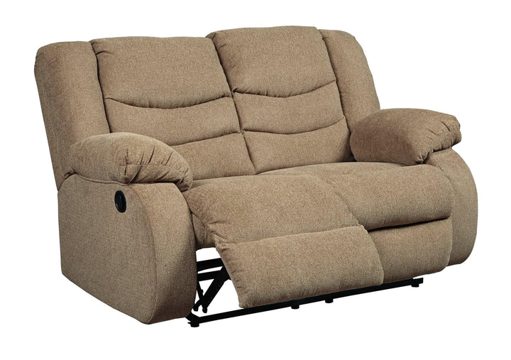 Tulen Reclining Sofa and Loveseat 98604U1 Mocha Contemporary Motion Upholstery Package By AFI - sofafair.com