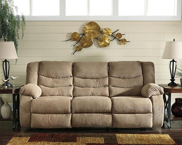 Tulen Reclining Sofa and Loveseat 98604U1 Mocha Contemporary Motion Upholstery Package By AFI - sofafair.com