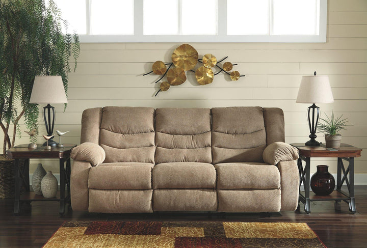Tulen Reclining Sofa 9860488 Mocha Contemporary Motion Upholstery By AFI - sofafair.com