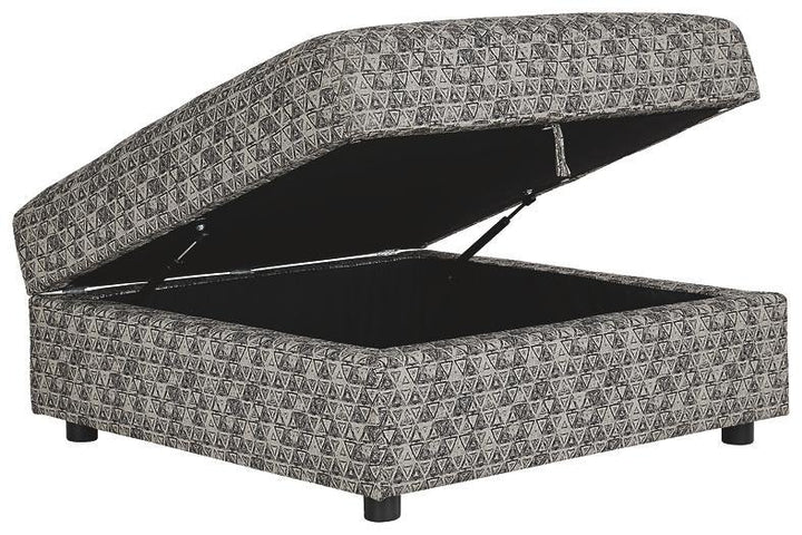 Kellway Ottoman With Storage 9870711 Bisque Contemporary Stationary Sectionals By AFI - sofafair.com