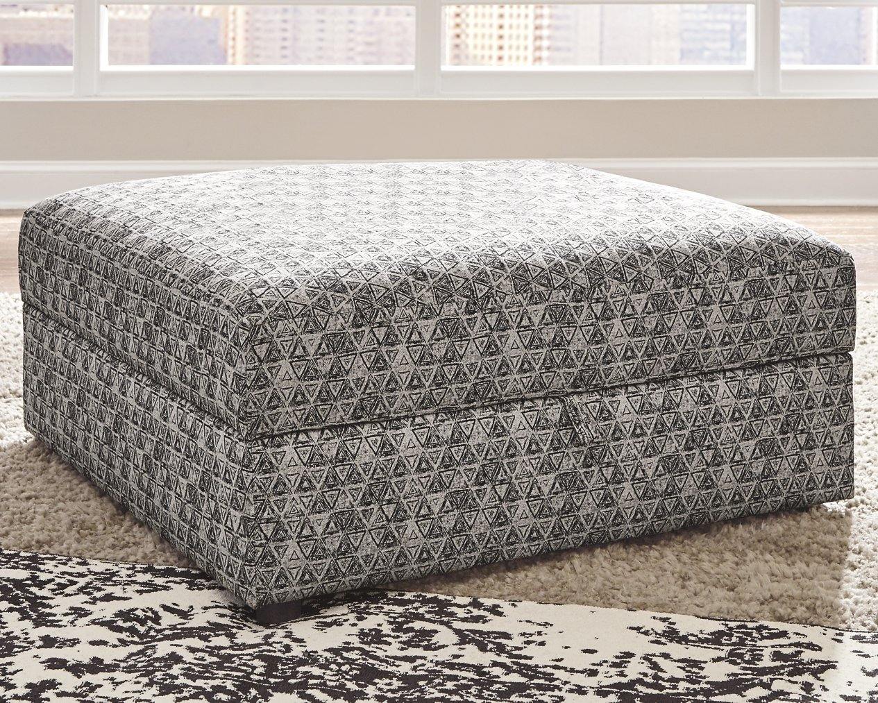 Kellway Ottoman With Storage 9870711 Bisque Contemporary stationary sectional By ashley - sofafair.com
