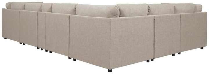 Kellway 7Piece Sectional 98707S5 Bisque Contemporary Stationary Sectionals By AFI - sofafair.com