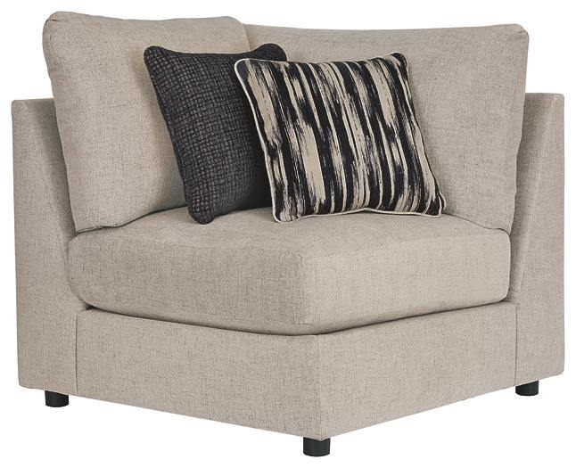 Kellway 7Piece Sectional 98707S5 Bisque Contemporary Stationary Sectionals By AFI - sofafair.com