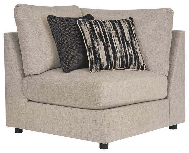 Kellway 5Piece Sectional 98707S7 Bisque Contemporary Stationary Sectionals By AFI - sofafair.com