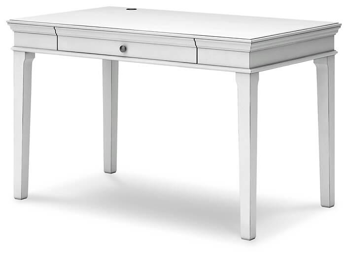 Kanwyn 48" Home Office Desk H777-10 White Traditional Desks By AFI - sofafair.com