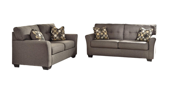 Tibbee Sofa and Loveseat 99101U1 Slate Contemporary Stationary Upholstery Package By AFI - sofafair.com