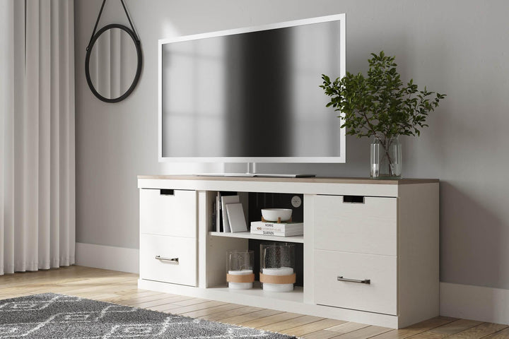 EW1428-168 White Casual Vaibryn 60" TV Stand By Ashley - sofafair.com