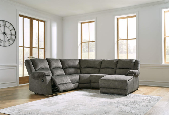 Benlocke 5-Piece Reclining Sectional with Chaise 30402S16 Contemporary Motion Sectionals By AFI - sofafair.com