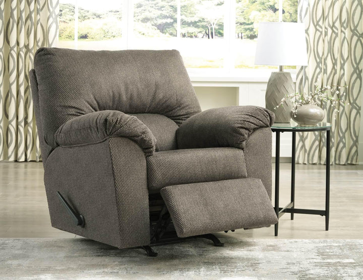 Norlou Recliner 2950225 Black/Gray Contemporary Motion Upholstery By Ashley - sofafair.com