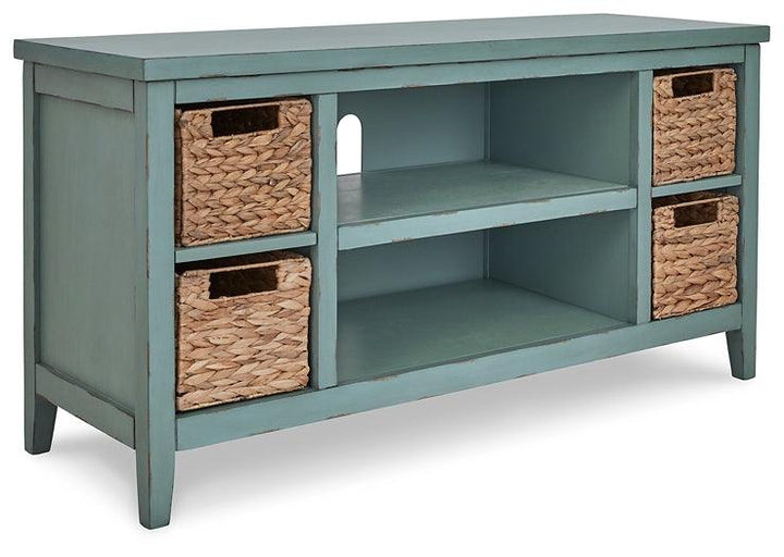 W505-710 Blue Casual Mirimyn 47" TV Stand By Ashley - sofafair.com