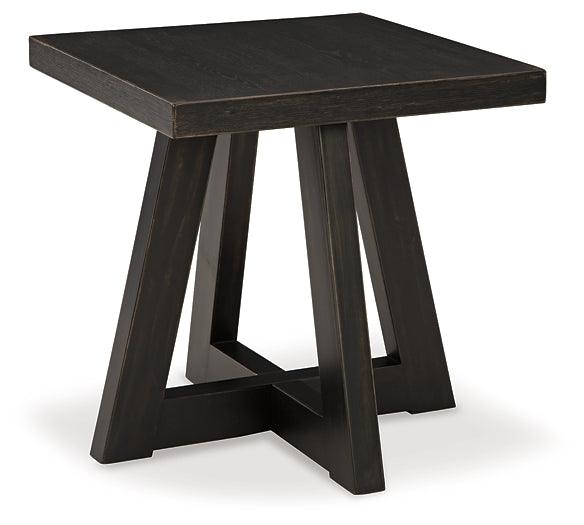 T841-2 Black/Gray Contemporary Galliden End Table By Ashley - sofafair.com