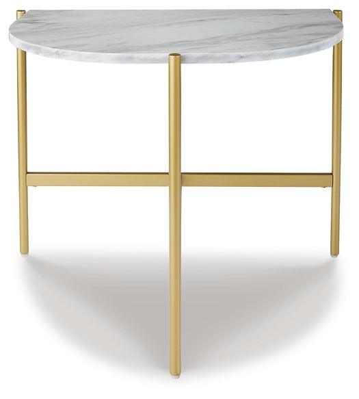 Wynora Chairside End Table T192-7 White Contemporary End Table Chair Side By Ashley - sofafair.com