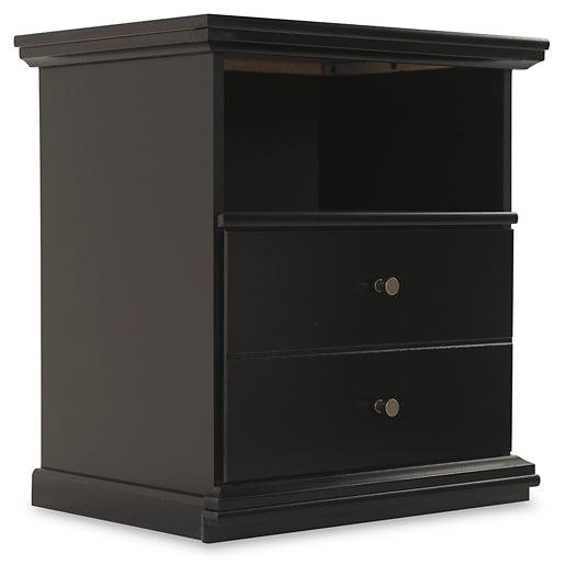 B138-91 Black/Gray Casual Maribel Nightstand By Ashley - sofafair.com