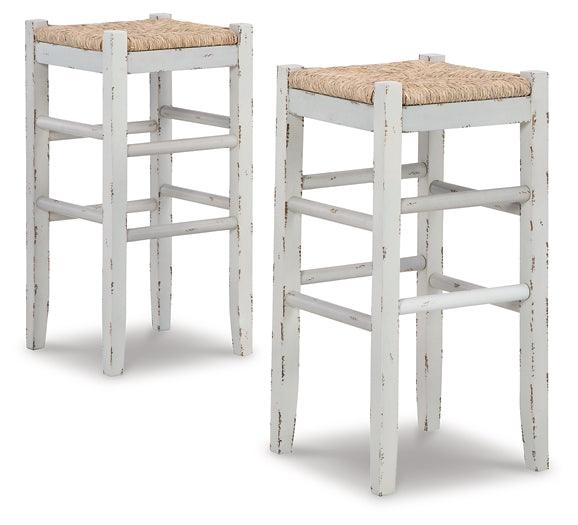 Mirimyn Bar Height Bar Stool D508-230 White Casual Barstools By Ashley - sofafair.com