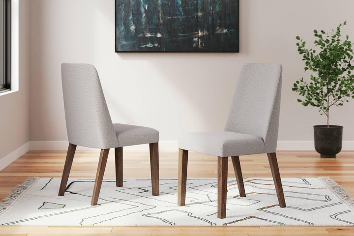 D615-01 Black/Gray Contemporary Lyncott Dining Chair By Ashley - sofafair.com