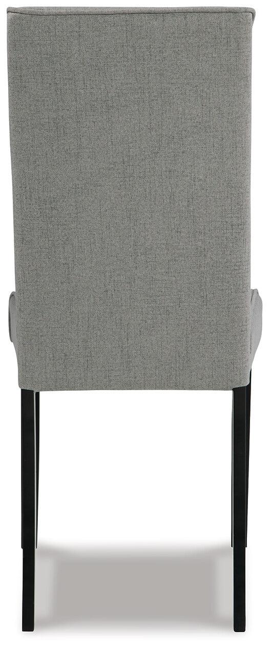 D250-06 Black/Gray Contemporary Kimonte Dining Chair By AFI - sofafair.com