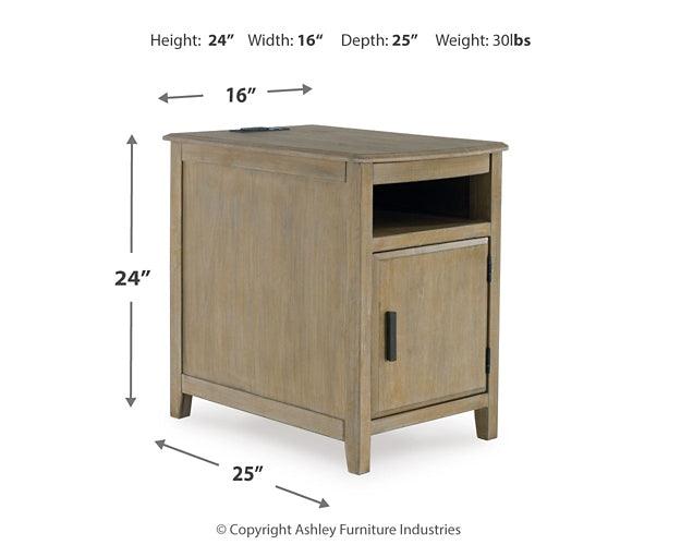 Devonsted Chairside End Table T310-317 Brown/Beige Casual End Table Chair Side By Ashley - sofafair.com