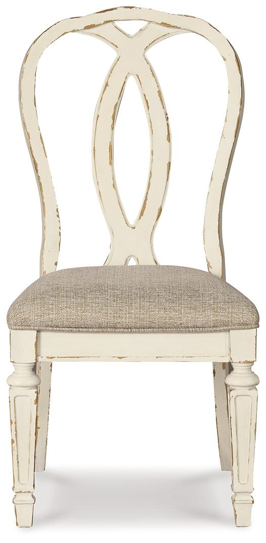 Realyn Dining Chair (Set of 2) D743-02X2 White Casual Formal Seating By Ashley - sofafair.com