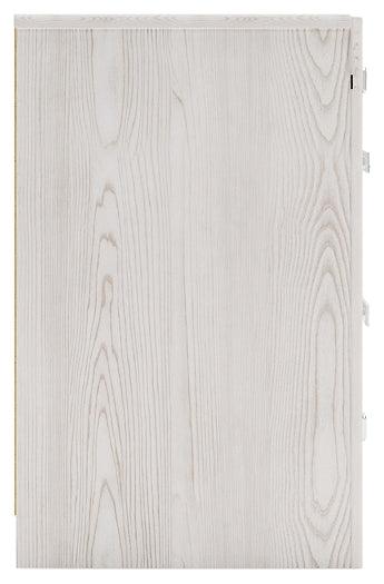 B2640-92 White Contemporary Altyra Nightstand By Ashley - sofafair.com