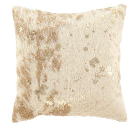 Landers Pillow Set of 4 A1000479 Cream/Gold Contemporary Living Room Basic Textiles By AFI - sofafair.com