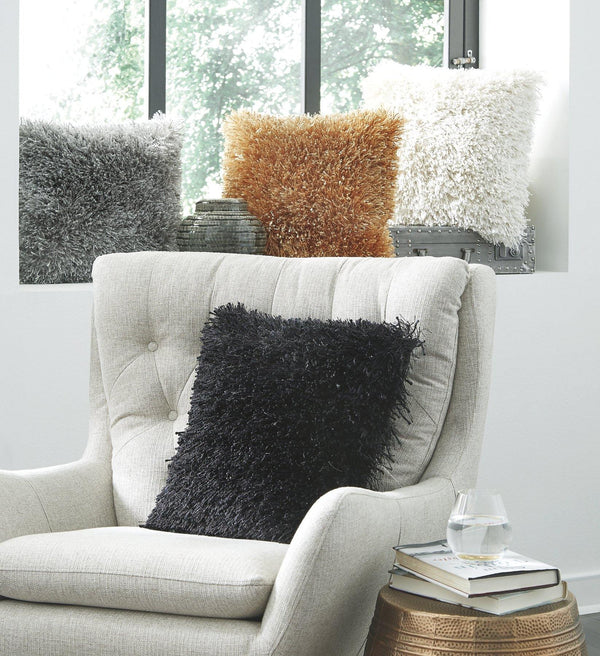 Jasmen Pillow Set of 4 A1000838 Gray Casual Living Room Basic Textiles By AFI - sofafair.com