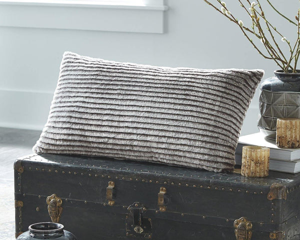 Metea Pillow A1000861P Black/Gray Contemporary Living Room Basic Textiles By AFI - sofafair.com