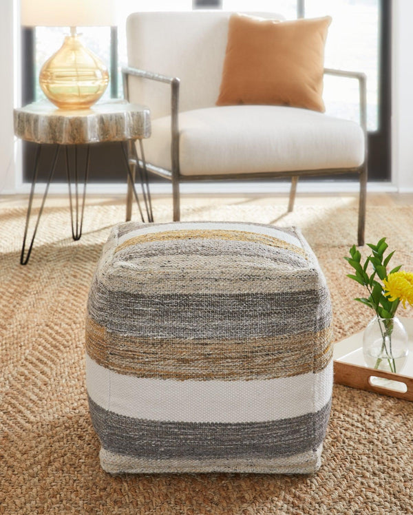 Josalind Pouf A1000935 Multi Casual Living Room Basic Textiles By AFI - sofafair.com