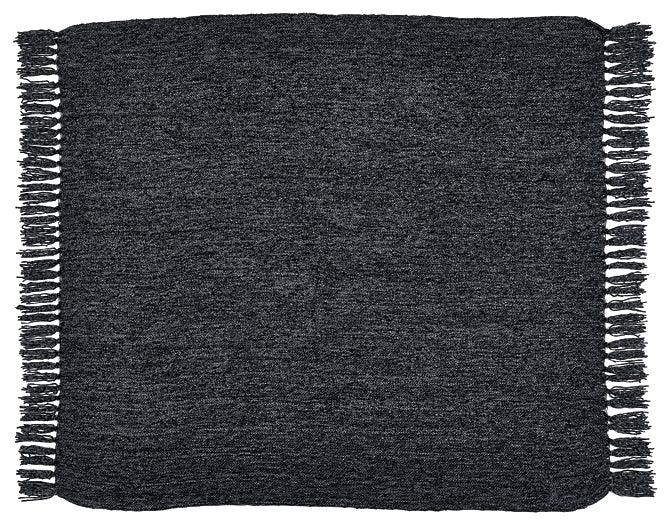 Tamish Throw Set of 3 A1001027 Black Casual Living Room Basic Textiles By AFI - sofafair.com