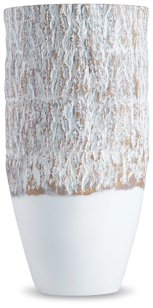Hannalee Vase A2000545 Antique White Casual Vases By AFI - sofafair.com