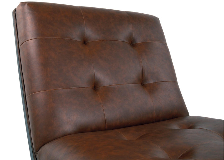 Sidewinder Accent Chair A3000031 Brown Contemporary Accent Chairs - Free Standing By AFI - sofafair.com