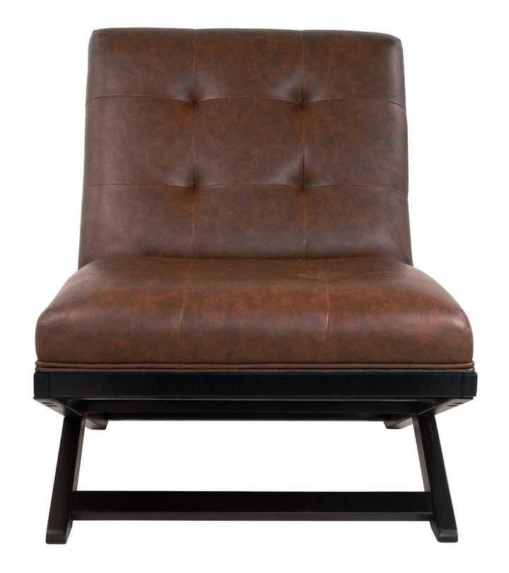 Sidewinder Accent Chair A3000031 Brown Contemporary Accent Chairs - Free Standing By AFI - sofafair.com