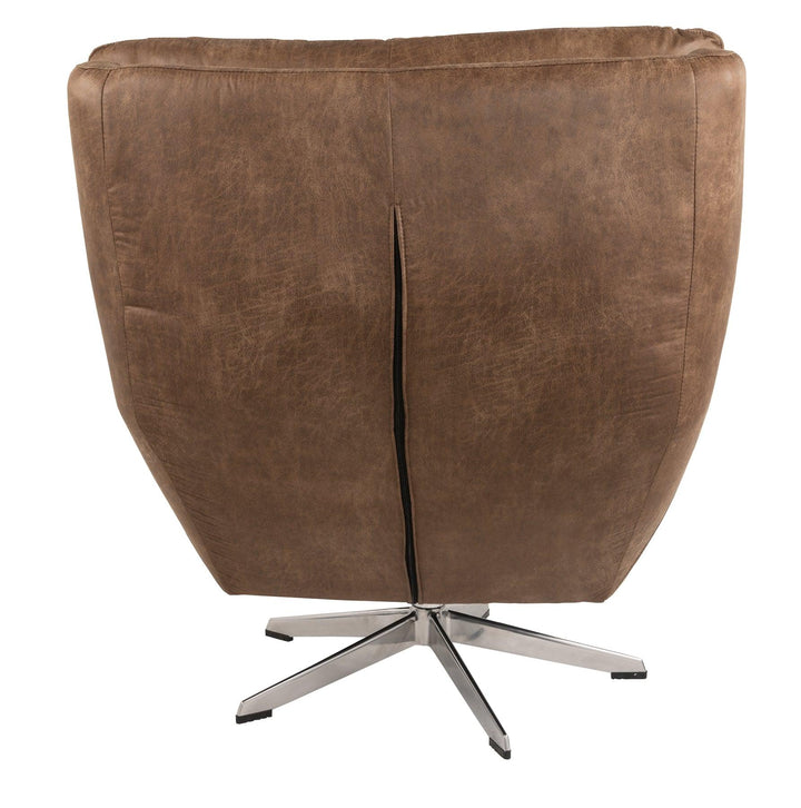 Velburg Accent Chair A3000052 Brown Contemporary Accent Chairs - Free Standing By AFI - sofafair.com