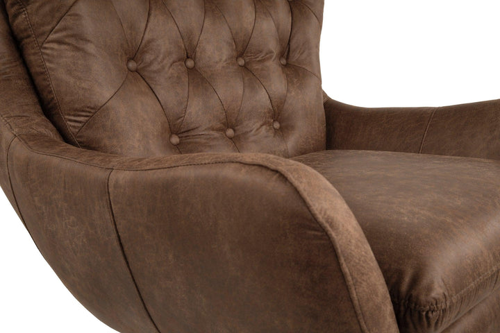 Velburg Accent Chair A3000052 Brown Contemporary Accent Chairs - Free Standing By AFI - sofafair.com