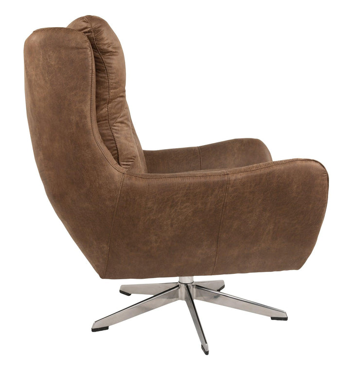 Velburg Accent Chair A3000052 Brown Contemporary Accent Chairs - Free Standing By AFI - sofafair.com