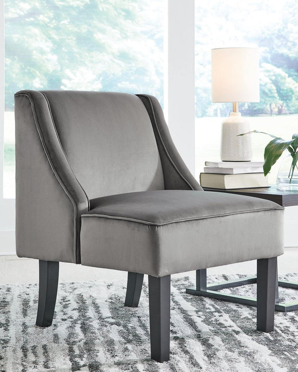 Janesley Accent Chair A3000142 Gray Contemporary Accent Chairs - Free Standing By AFI - sofafair.com