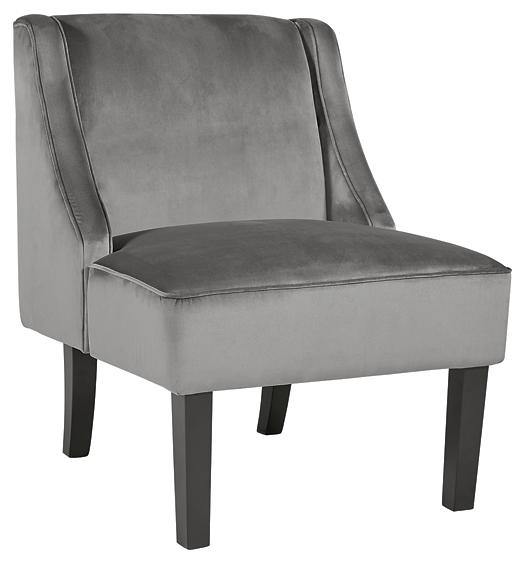 Janesley Accent Chair A3000142 Gray Contemporary Accent Chairs - Free Standing By AFI - sofafair.com