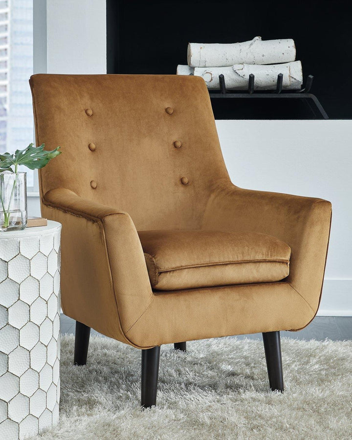 Zossen Accent Chair A3000145 Amber Contemporary Accent Chairs - Free Standing By AFI - sofafair.com