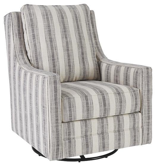 Ivory/Black Casual Kambria Accent Chair A3000207 By ashley - sofafair.com