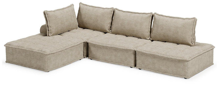 Bales 4Piece Modular Seating A3000244A4 Taupe Casual Motion Sectionals By AFI - sofafair.com