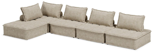 Bales 5Piece Modular Seating A3000244A5 Taupe Casual Motion Sectionals By AFI - sofafair.com