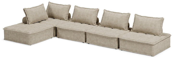 Bales 5Piece Modular Seating A3000244A5 Taupe Casual Motion Sectionals By AFI - sofafair.com