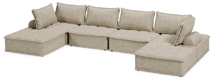Bales 6Piece Modular Seating A3000244A6 Taupe Casual Motion Sectionals By AFI - sofafair.com