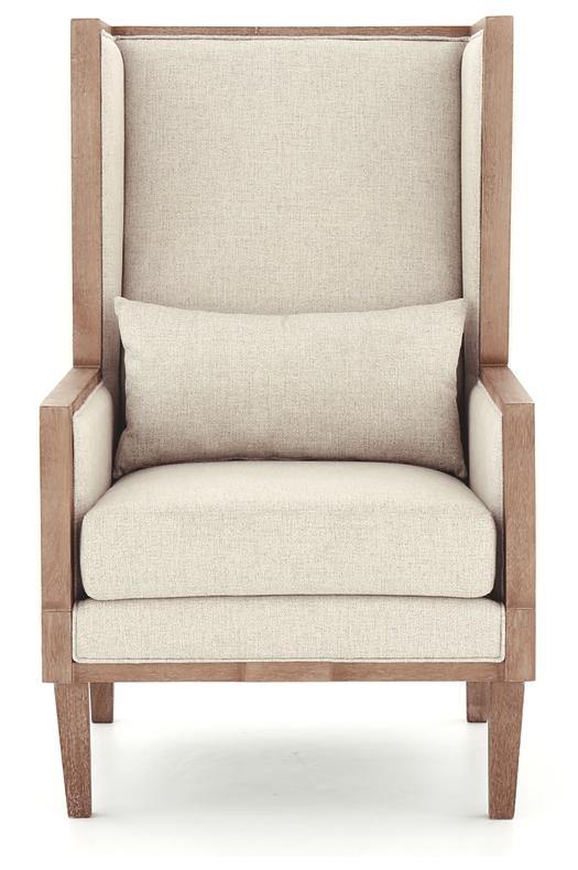 Avila Accent Chair A3000255 Linen Casual Accent Chairs - Free Standing By AFI - sofafair.com