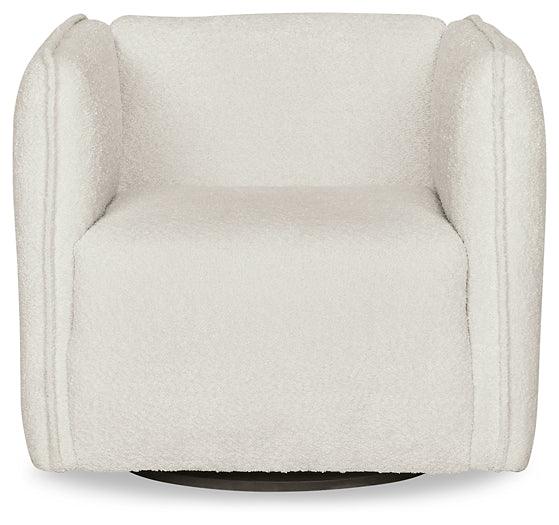 Lonoke Swivel Accent Chair A3000604 Gray Contemporary Stationary Upholstery Accents By AFI - sofafair.com