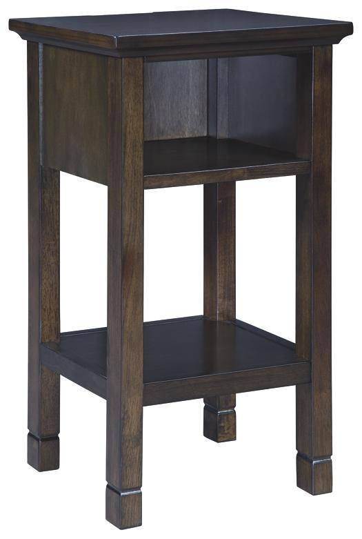 Marnville Accent Table A4000089 Dark Brown Contemporary Stationary Accent Occasionals By AFI - sofafair.com